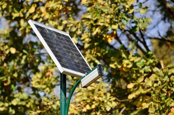 Solar street lamp Royalty Free Stock Images