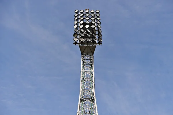 Stadium spotlights on daytime — Stock Photo, Image