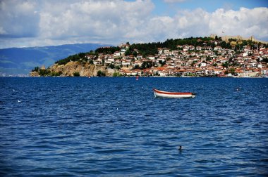 Fisher tekne Ohri Gölü