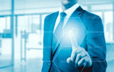 simge-Hr, işe alım ve seçilen kavramı işadamı işaret