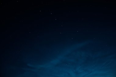 Beautiful night sky  with stars. The constellation URSA minor