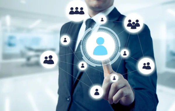 simge-Hr, işe alım ve seçilen kavramı işadamı işaret