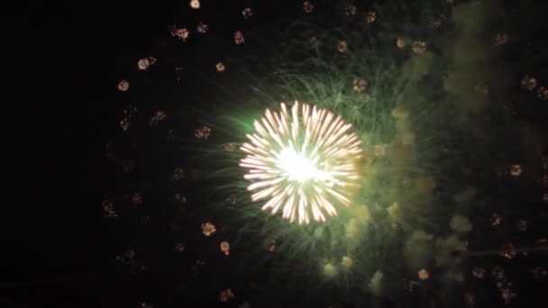 Couleur d'affichage du feu d'artifice — Video