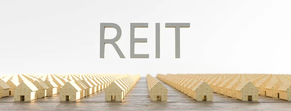 İş Kısaltması REIT imajını Gayrimenkul Yatırım Vakfı olarak kabul edin. 3d oluşturma