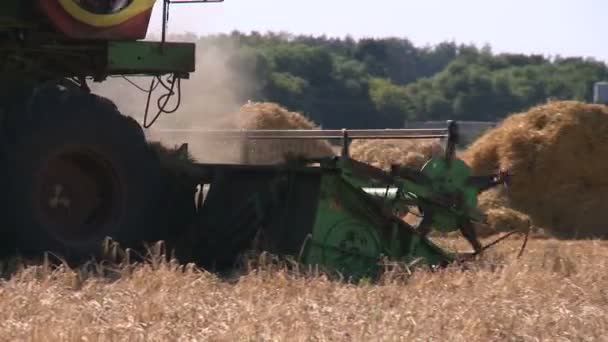 小麦收获采煤机 3 — 图库视频影像
