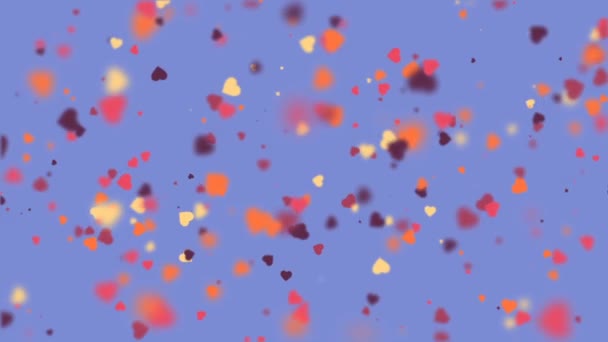 Valentines Hearts background 4 — Stock Video