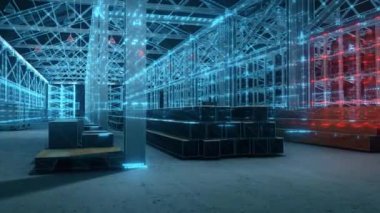 dijital depo hud goloram 3d tarama lidar verisi 4k