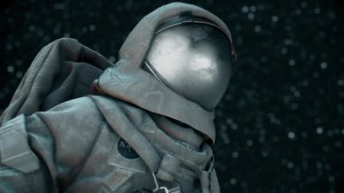 Uzay 4k 'de Astronot