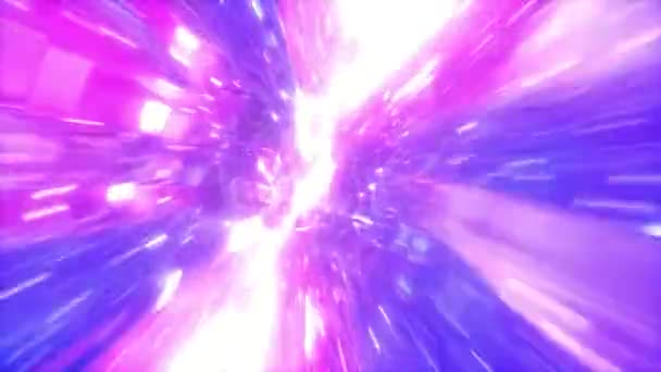Viaje espacial volar a través de agujero de gusano Galaxy 04 4k — Vídeos de Stock