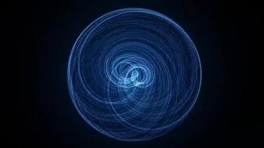 Kara Delik Solucan Deliği Enerjisinin Manyetik Alanları 4k