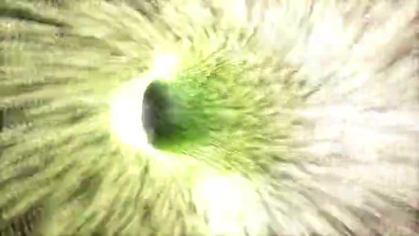 Viaje animado 3d del agujero de gusano 4K — Vídeos de Stock