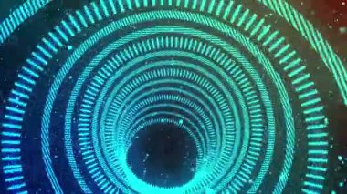 Sanal Hologram HUD Tünel 4k