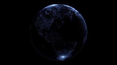 Dünya hologramı 4k