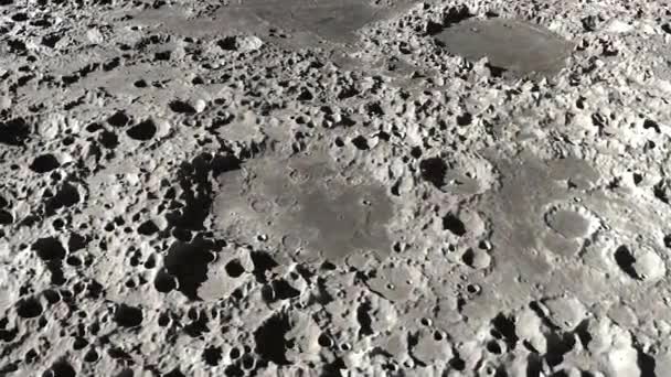 Kratery Księżyca Krajobraz Środowisko Timelapse 4k — Wideo stockowe