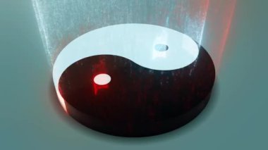Soyut Yin Yang 4k