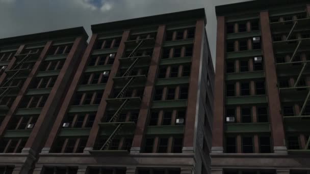 Oude gebouwen 4k — Stockvideo
