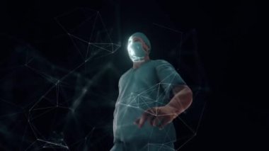 Tıp doktoru doktor 4K yürüyor.