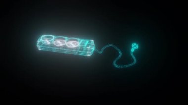 Elektrik Soketi Hologram 4k