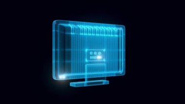 Lcd Öncü TV Dönen Hologram 4k