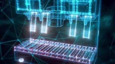 Soda Makinesi hologramı 4K 'yı kapatın