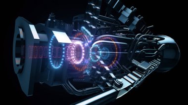 Roket Motorunun 3d Resmedilmiş ResmiComment