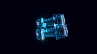 Dürbün hologramının 3D çizimi