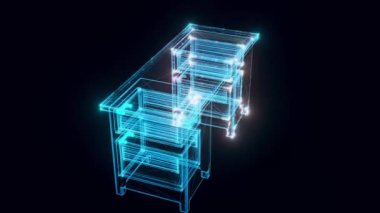 Tahta Masa Hologramı 4k