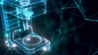 Juice Machine hologramı 4K 'yı kapatın