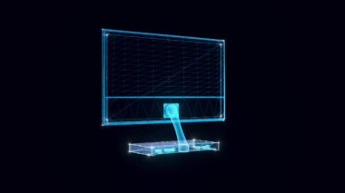TV hologramı 4 km Dönüyor