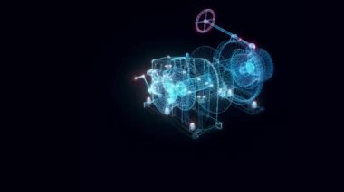 Denizci Pruvası hologramı Dönüyor