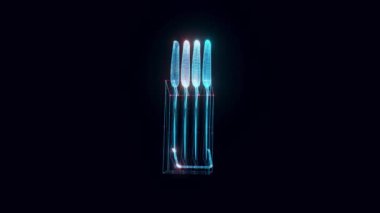 Hologramlı bıçaklar dönüyor