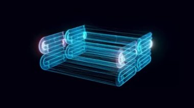 Havlu hologramı Döndürür