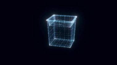Çöp Kutusu hologramı Dönüyor
