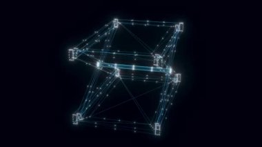 Bisiklet Durağı hologramı Dönüyor