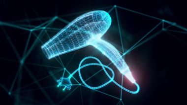 Modern Saç Kurutma Hologramı Kapat