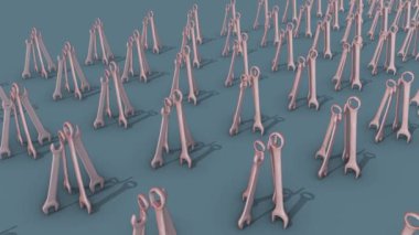 Arka arkaya bir sürü anahtar.