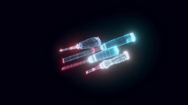 Hologramı keser Döndürür