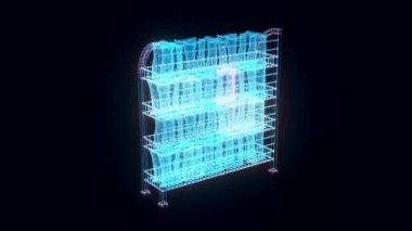 Piyasa çipleri hologram Döndürme
