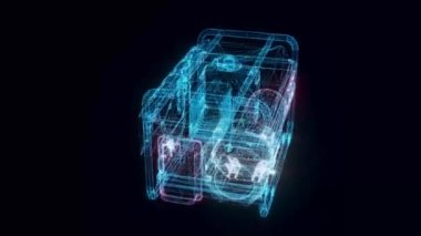 LP Jeneratör hologramı Dönüyor 