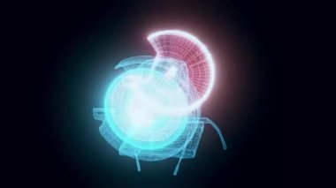 Öğütücü hologram Dönüyor