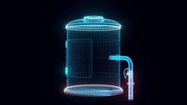 SCI FI BOILER Hologramı Dönüyor