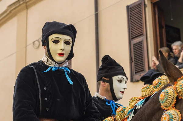 Caballeros de Sartiglia — Foto de Stock