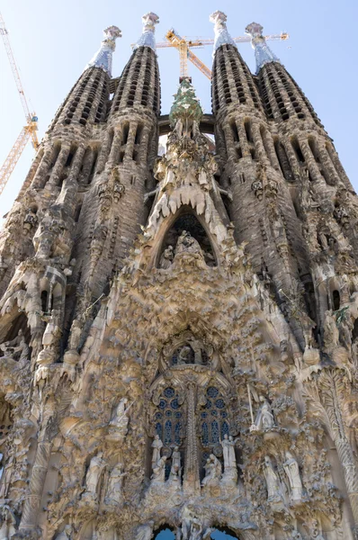 Sagrada Familia vertical panoramic view – Stock Editorial Photo ...