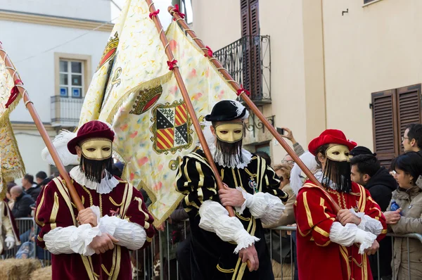 Sardiska, festivalen av Sartiglia — Stockfoto