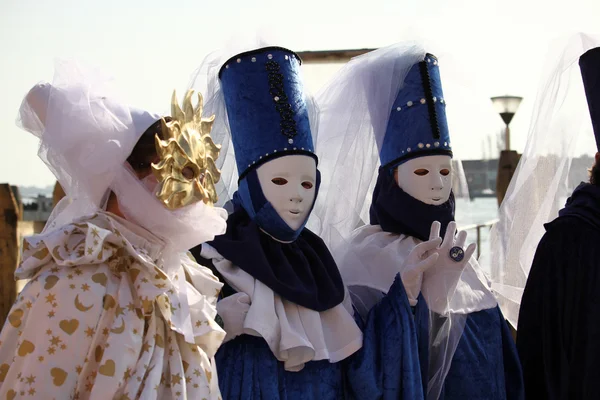 Carnival of Venice - Venetian Masquerade — Stock Photo, Image