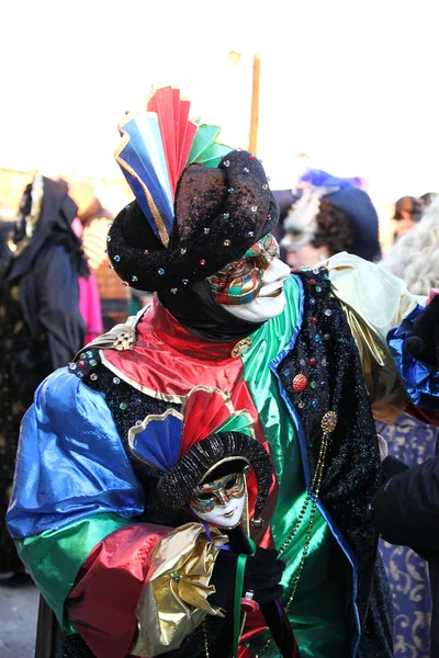 Carnaval de Veneza - Mascarada veneziana — Fotografia de Stock