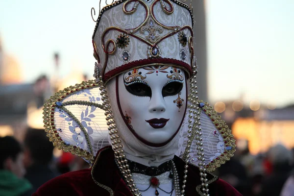 Carnival of Venice - Venetian Masquerade — Stock Photo, Image