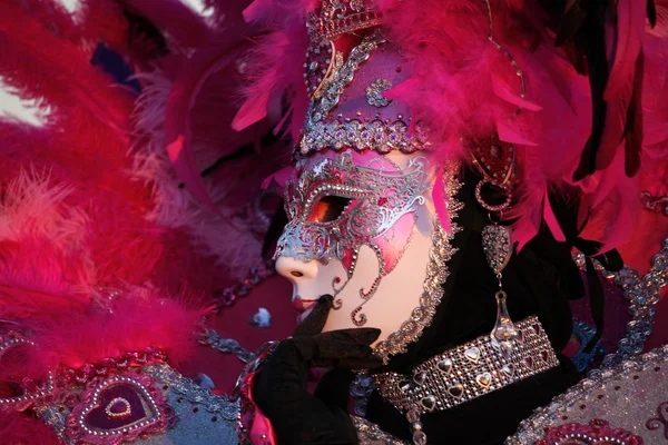 Karneval v Benátkách - benátská maškaráda — Stock fotografie