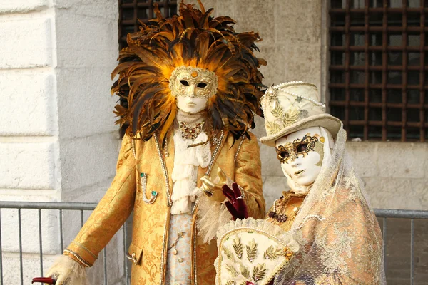 Carnevale di Venezia - Mascherata veneziana — Foto Stock