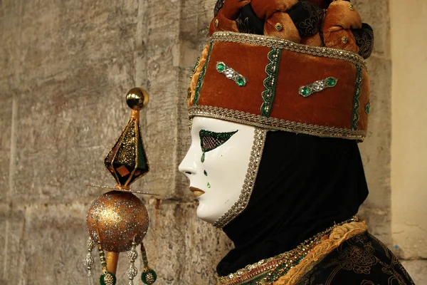 Карнавал у Венеції - венеціанські маскарад — стокове фото